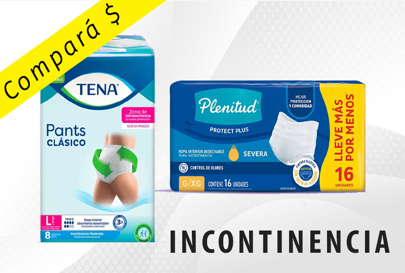 Descuentos en pañales incontinencia